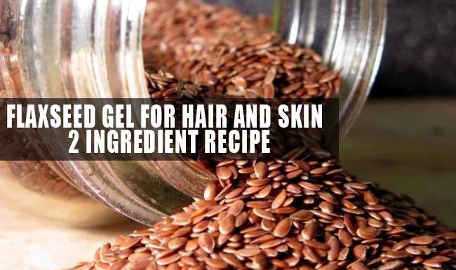 How to make flax seed gel at home